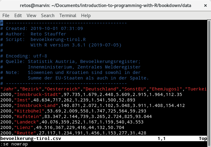 gnu octave import text file skip lines